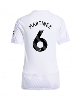Manchester United Lisandro Martinez #6 Replika Borta Kläder Dam 2025-26 Kortärmad